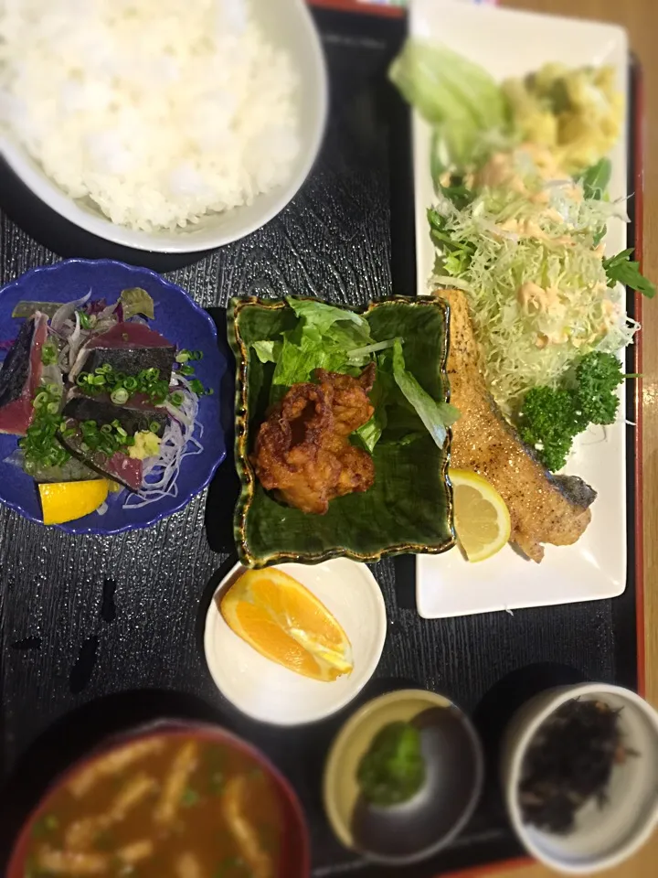 白身魚バター焼き定食|エイコーワールドさん