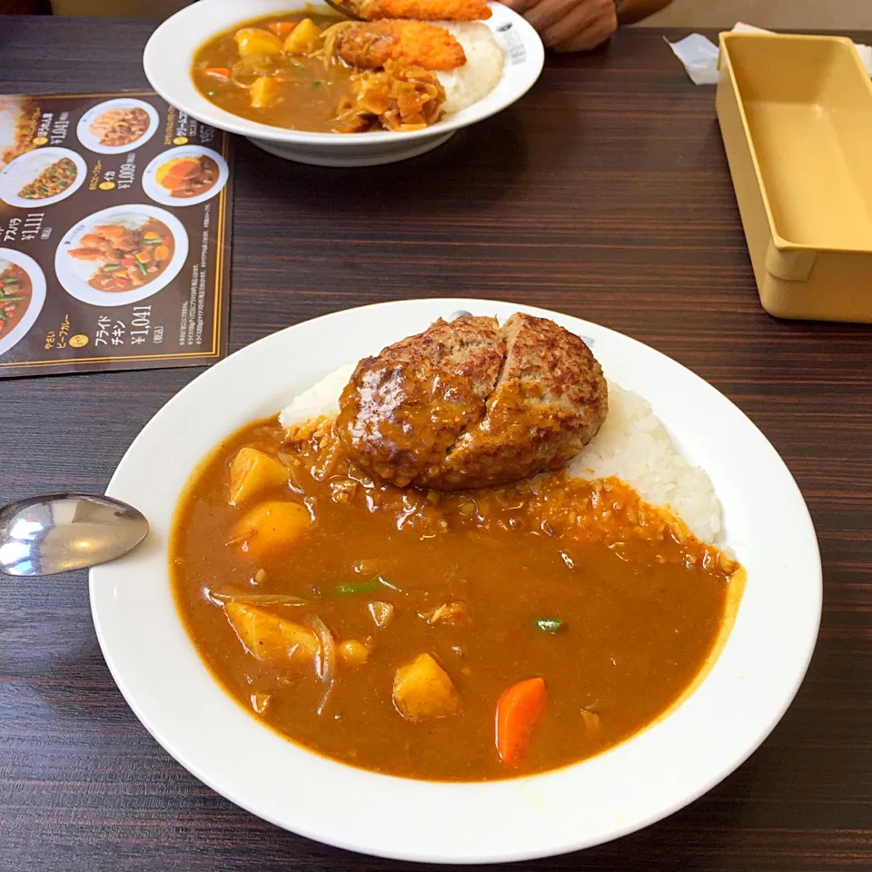 野菜カレーハンバーグ2辛🍛|すかラインさん