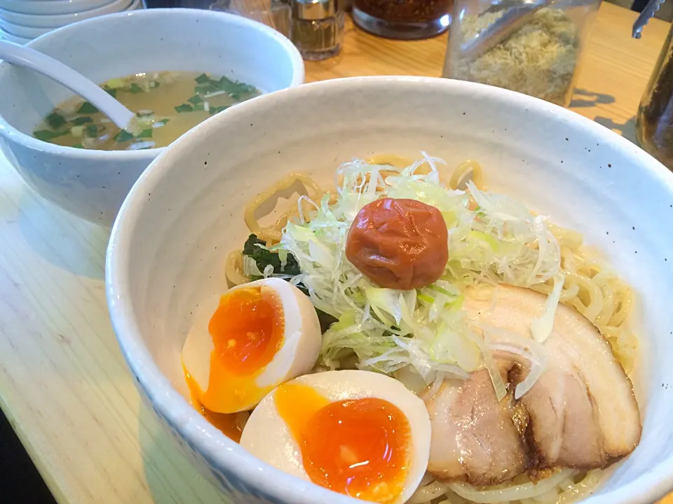 梅しそつけめん🍜@ラーメン 蟻塚|おかっぴーさん