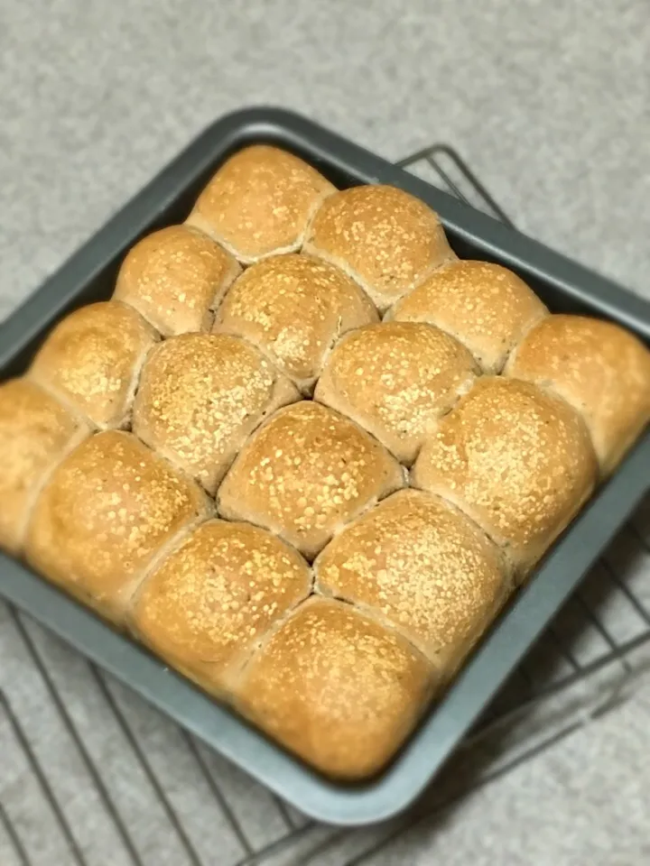 チョコミント ココアちぎりパン|弁当 備忘録さん