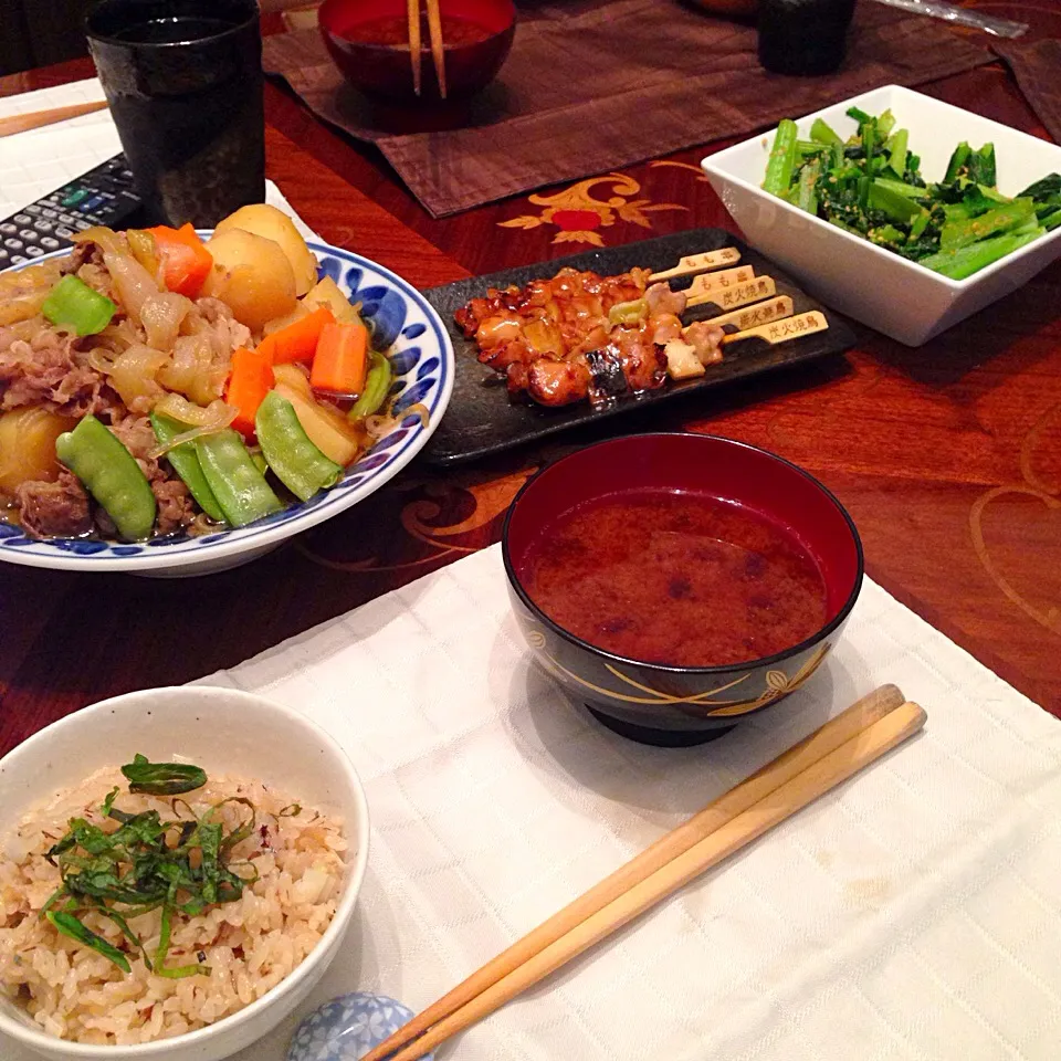 Snapdishの料理写真:今日の晩御飯(๑´ڡ`๑)|ちゃたままさん