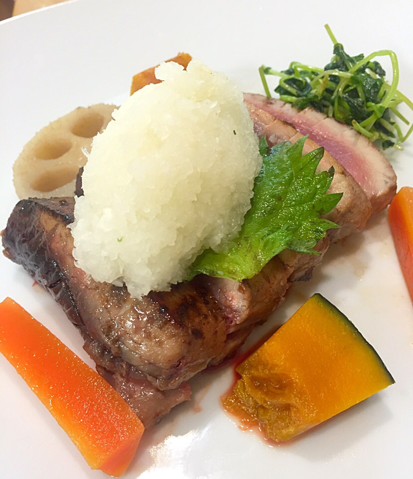 メバチマグロの和風ステーキ 沖縄 ピロピロ ライフ Snapdish スナップディッシュ Id D8ocfa