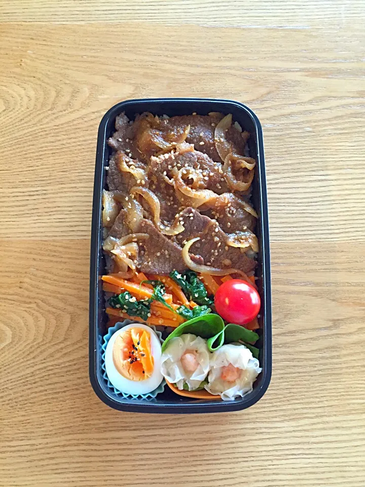 カルビ丼＊弁当♪|hiromiさん