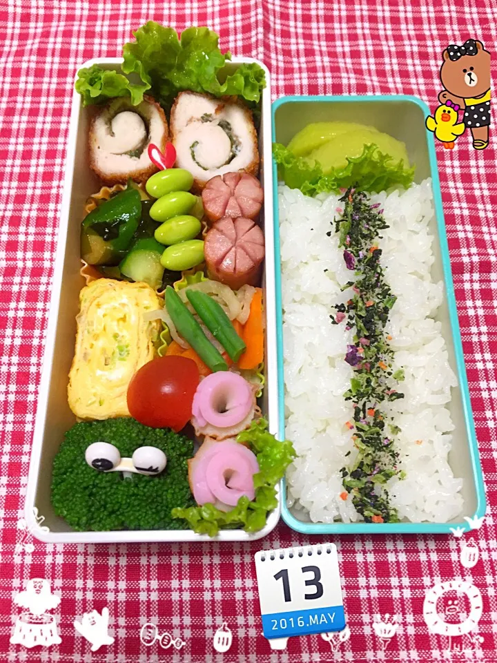 Snapdishの料理写真:高2娘のお弁当|Chiekoさん