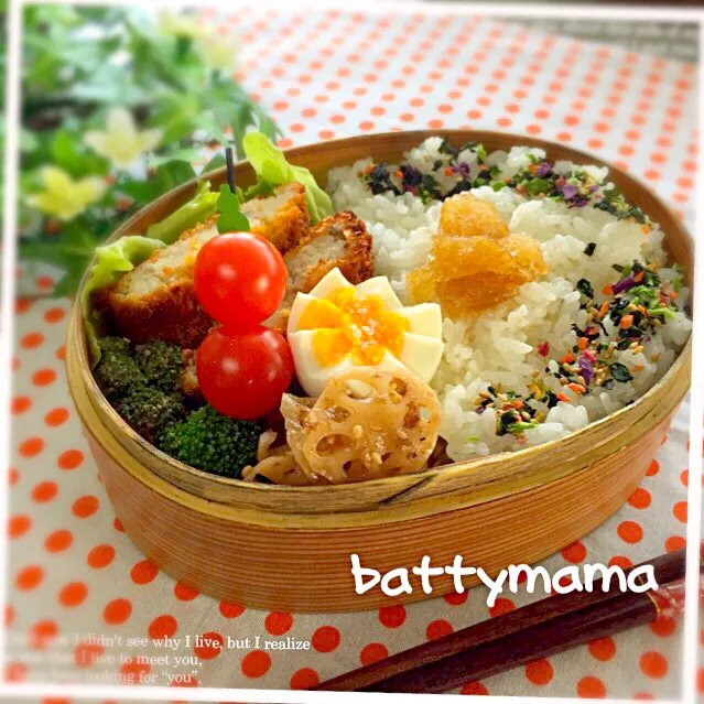 なんとか屋さんのコロッケ弁当～♡battymamaの節約しても美味しいお弁当♡|ばってぃーまま＠♪さん