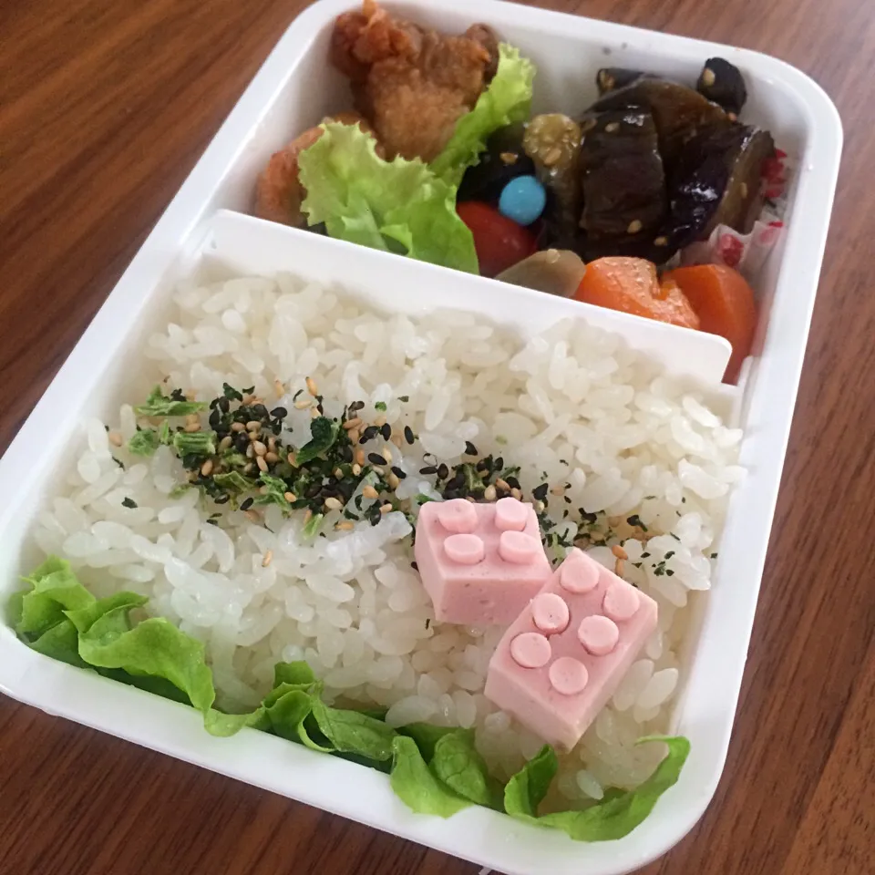 Snapdishの料理写真:レゴのお弁当|manacocoさん