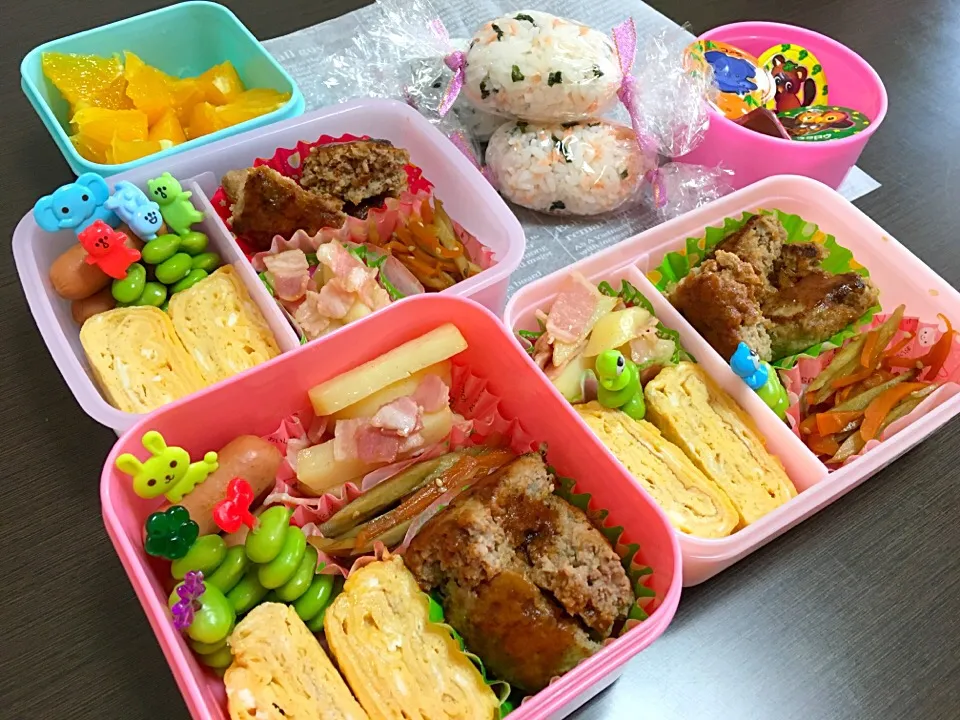 Snapdishの料理写真:親子遠足のお弁当|ゆきりん。さん