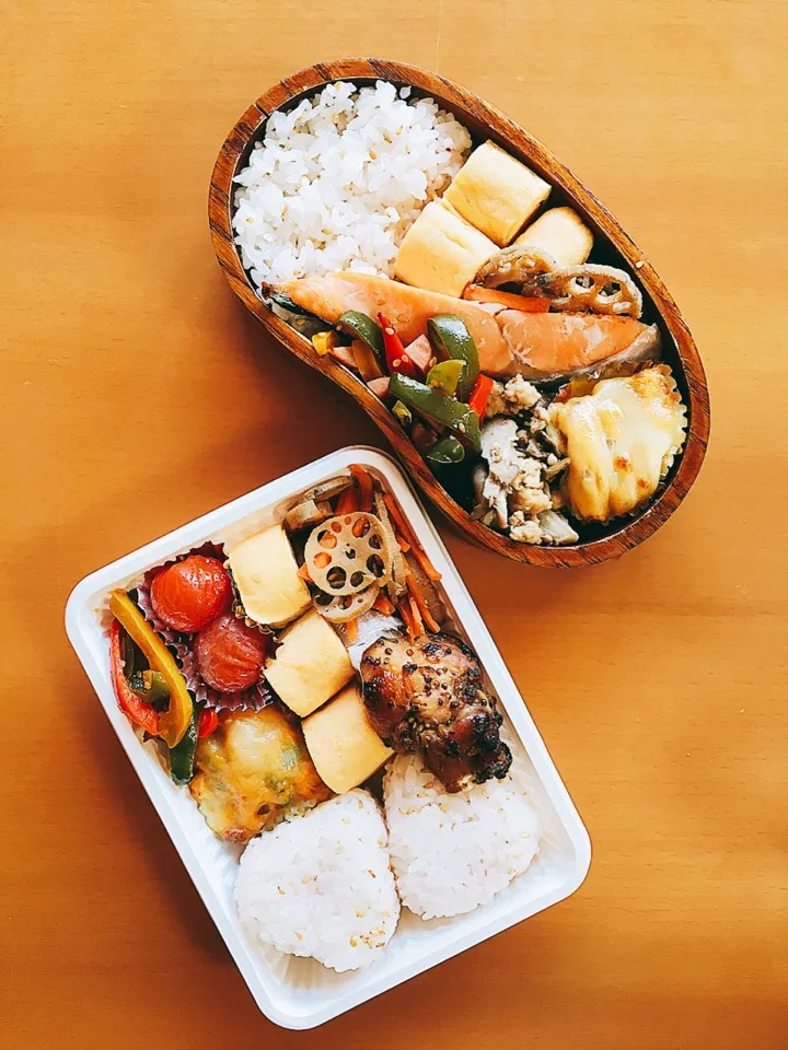 今日のお弁当♥︎二人分|ゆかさん