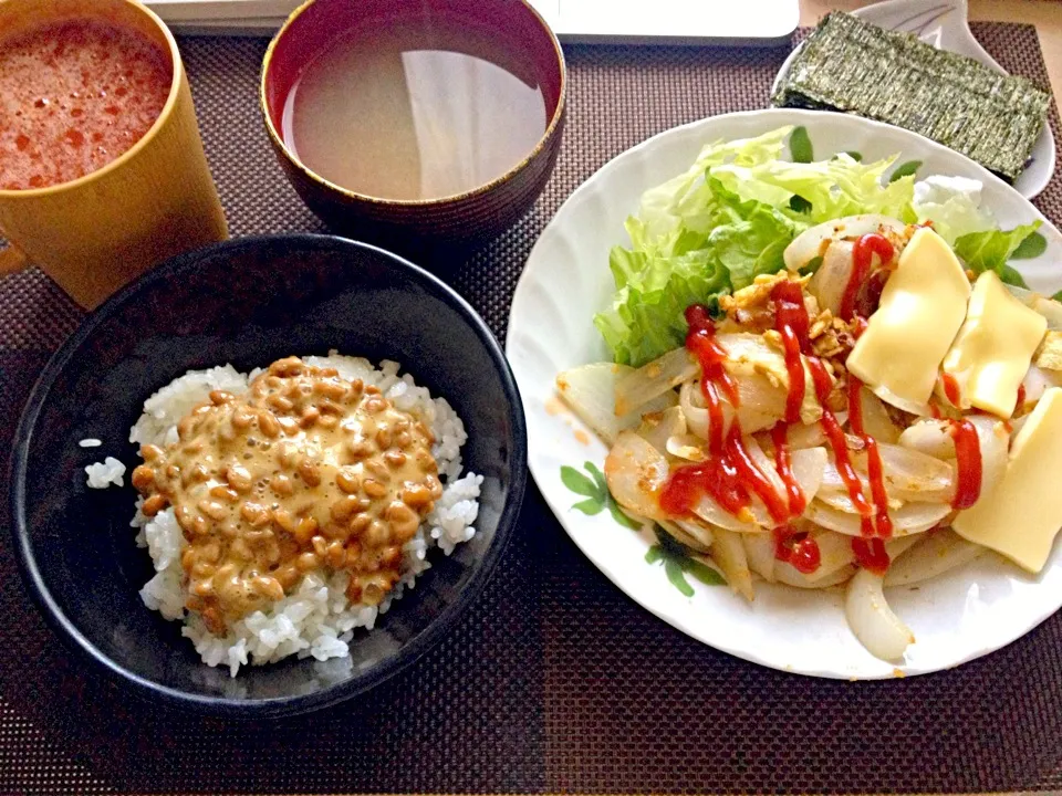 5月13日朝食兼昼食|ばぁさんさん