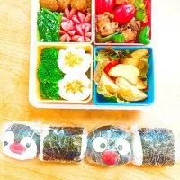 Snapdishの料理写真:遠足弁当 ピングー|Chie Hayashiさん