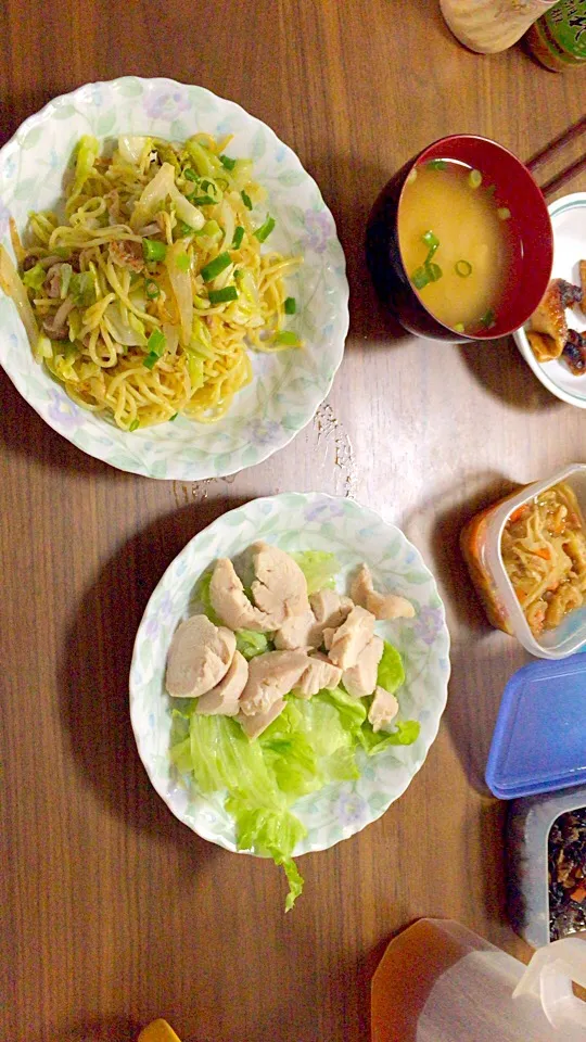 鶏ハムと シャンタンでつくる 塩焼きそば！|てつろうさん