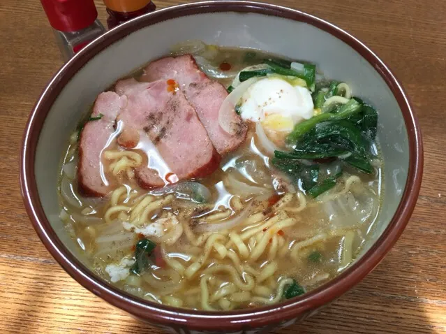 マルちゃん正麺🍜、味噌味❗️꒰#'ω`#꒱੭✨|サソリさん