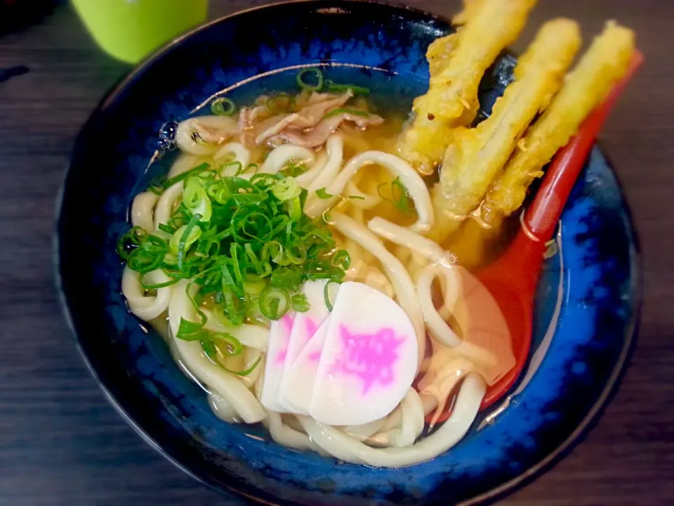 Snapdishの料理写真:ごぼ天うどん  in福岡|こぢえさん