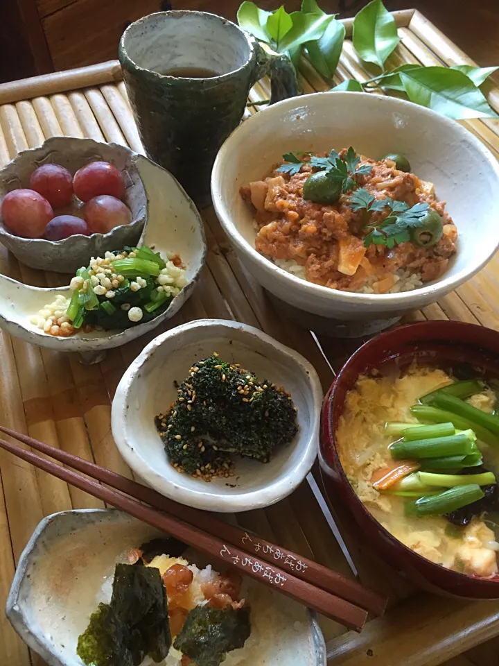 今朝の朝ごはん🌿

おはよーございまーす☕️☕️☕️|麦チョコさん