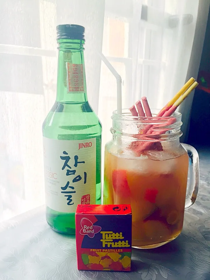 #soju #apple #pocky #jelly #sugarfree|Piichy Aiさん