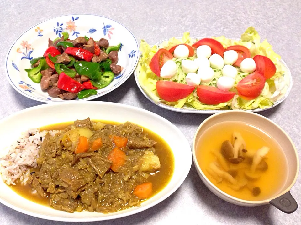 カレーの晩ご飯|Orie Uekiさん