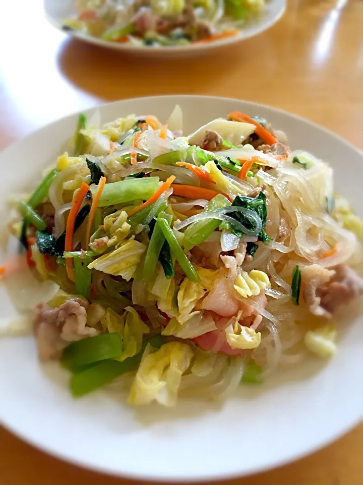 ヘルシー✨マロニーを使った塩焼きそば✨|きりぼうさん