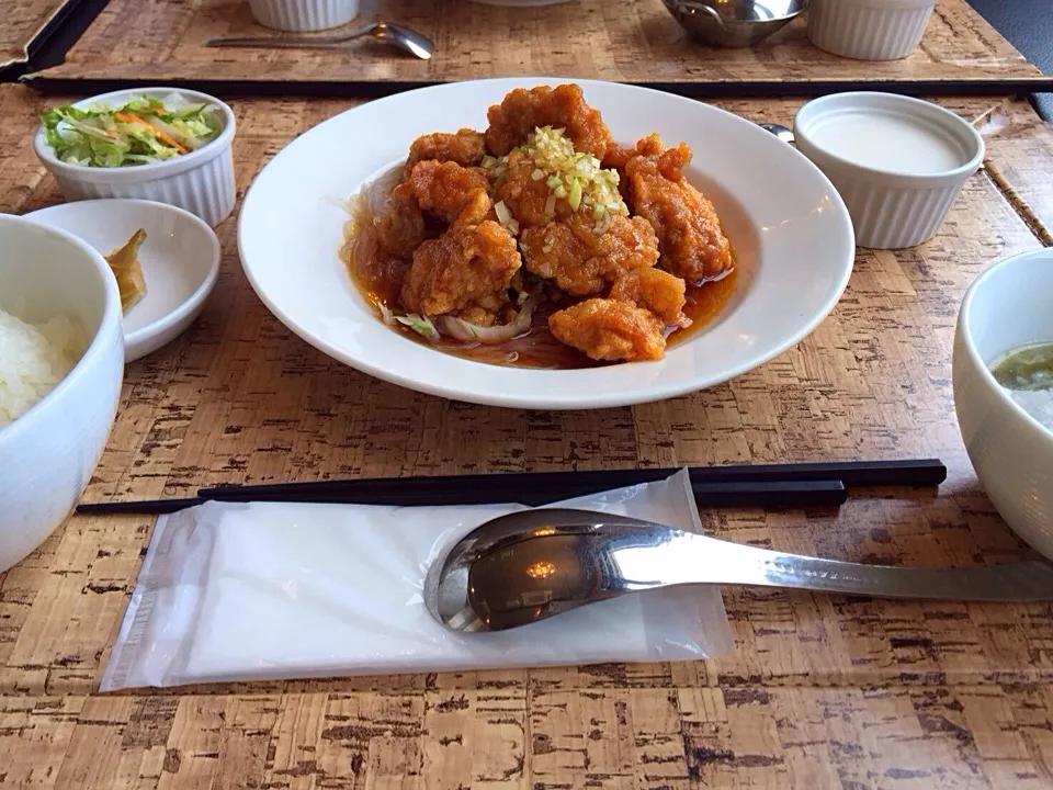 油淋鶏定食|こずえさん