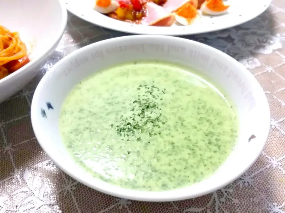 spinach pottage ほうれん草ポタージュ　#ポタージュ #healthy soup #i love soup|nene_rozieさん