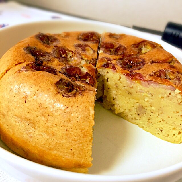 豆腐 バナナを使った節約 簡単 ヘルシーな炊飯器パウンドケーキ すすぎちゃん Snapdish スナップディッシュ Id Xukdxa