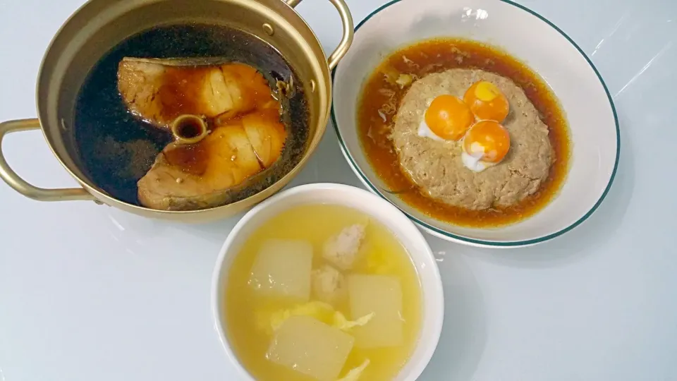 Treadfin Stew + Minced pork salted egg + Winter melon soup 🙆😍|🌷lynnlicious🌷さん