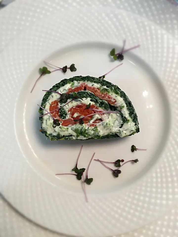 Rolada szpinakowa z łososiem🇵🇱🇺🇦 Spinach & Salmon Roll🇵🇱🇺🇦|aястасияさん