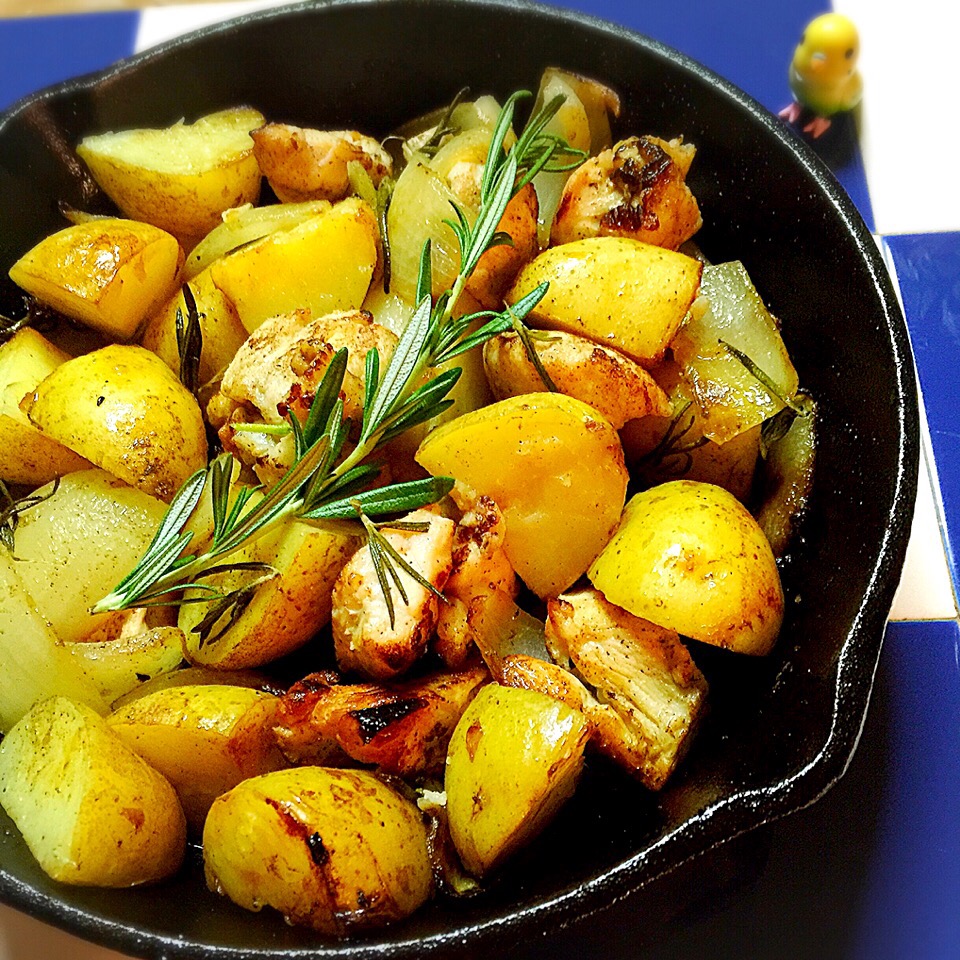 ぽくぽくじゃがいものローズマリーポテト レシピブログ きいこ Snapdish スナップディッシュ Id Gubcja