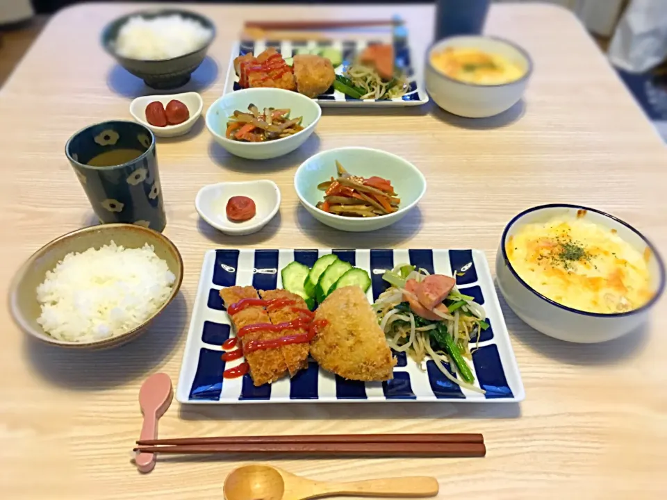 一応、グラタンがメインの晩御飯⑅︎◡̈︎

ごちそうさまでした🍴💕|ko.postさん