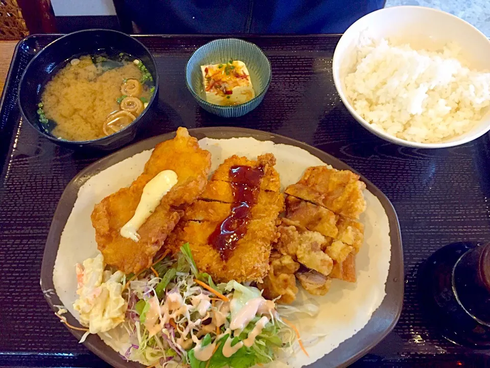 カイヤン「ミックスフライ定食」|TORUさん