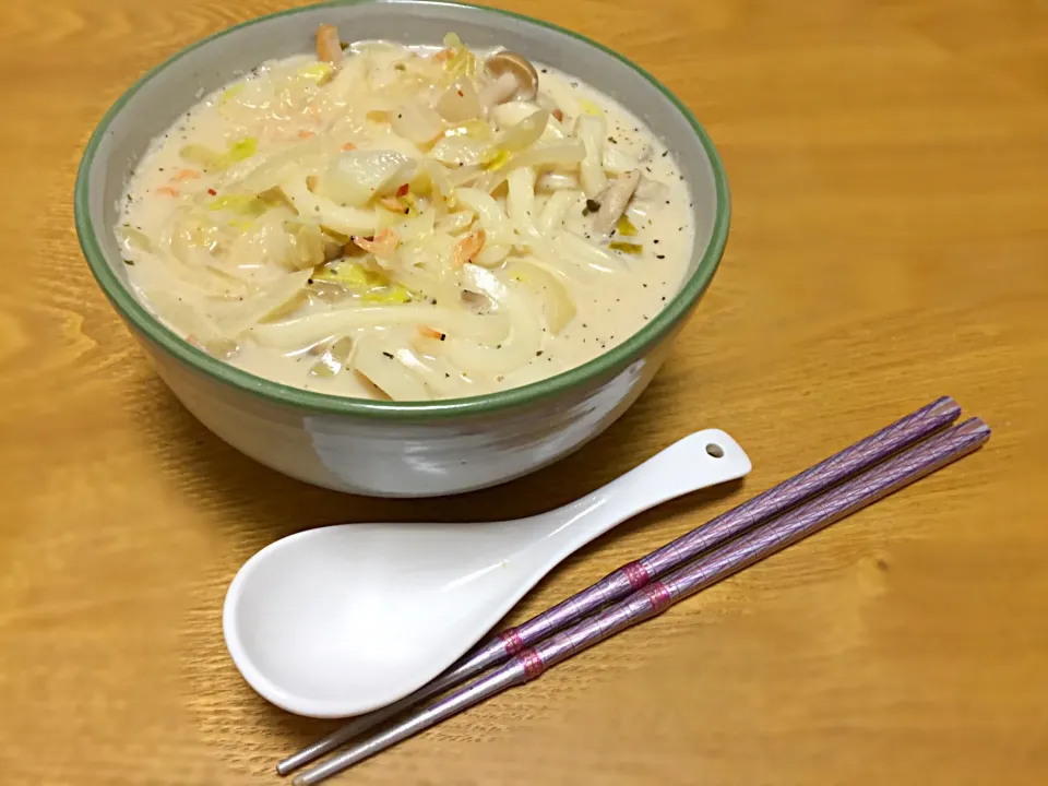 具沢山クリームうどん|あやさん