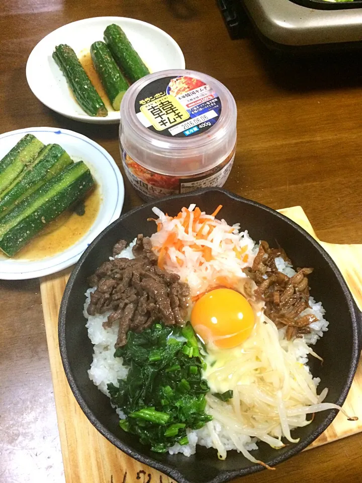 今日は焼肉！ビビンバも一緒に韓国気分✨|mikiさん