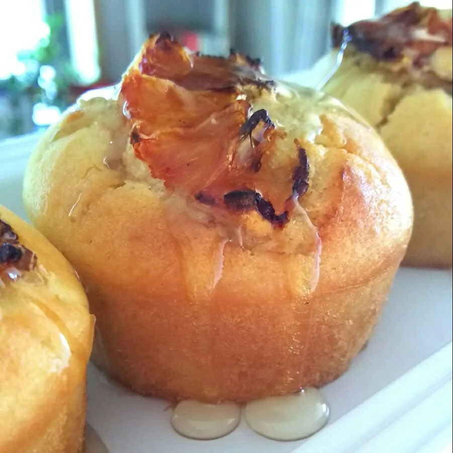 ブラッドオレンジマフィン🎵蜂蜜たっぷりかけていただきます(*^^*)|key♪さん