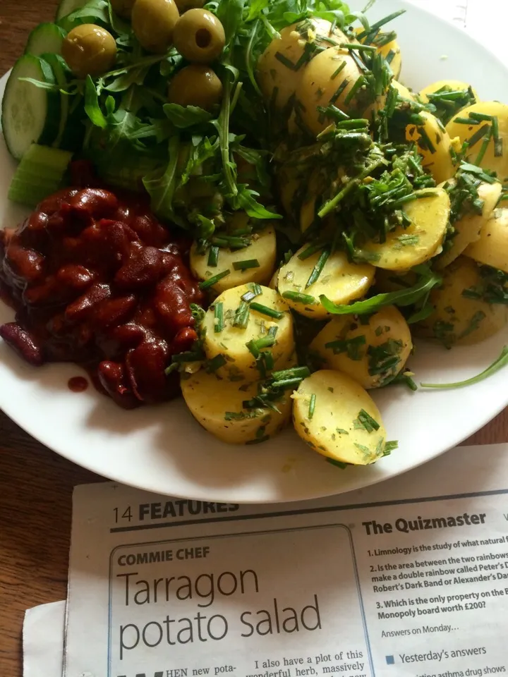 Tarragon & chive potato salad (Commie Chef recipe)|Nick Hiderさん