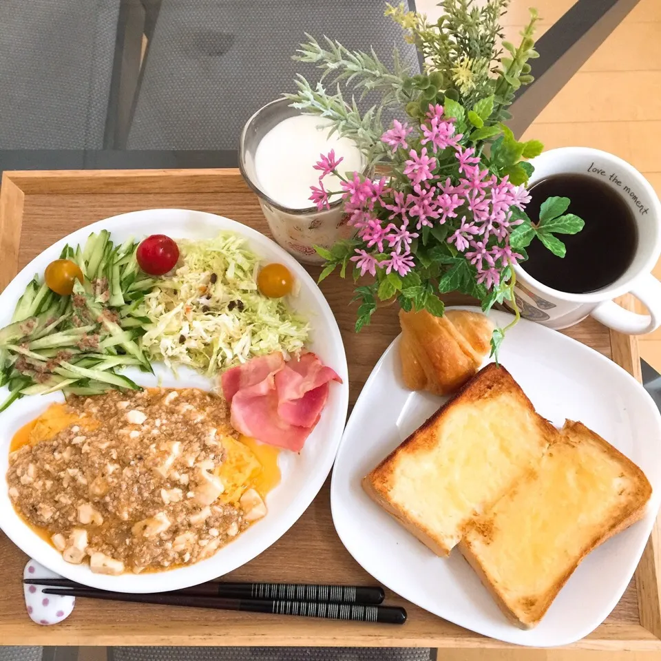 Snapdishの料理写真:5/16❤︎主人のモーニング❤︎|Makinsさん