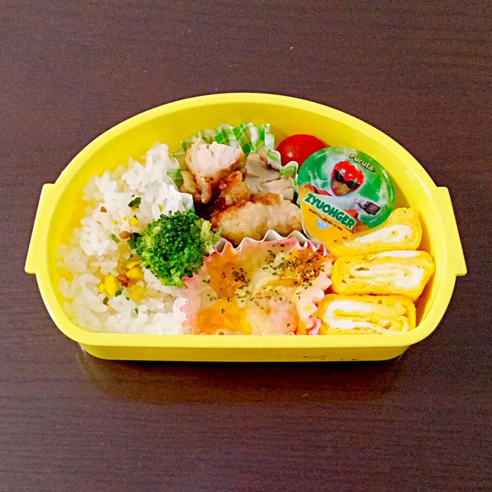 Snapdishの料理写真:鶏肉の塩麹焼きの幼稚園弁当☆|Mami.Nさん