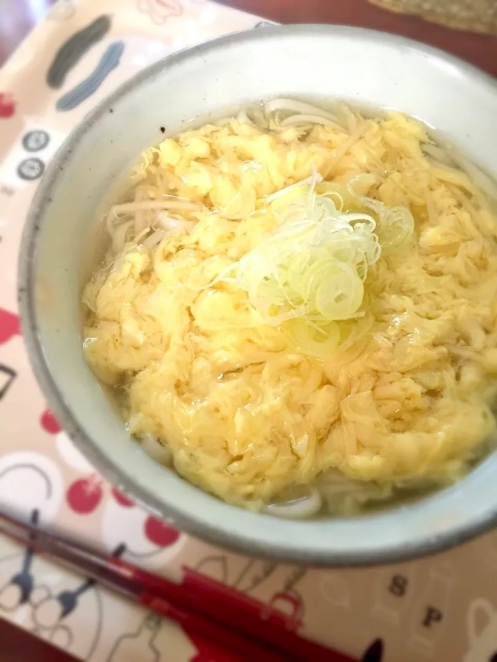 生姜入りあんかけ玉子とじうどん|しゅうさん