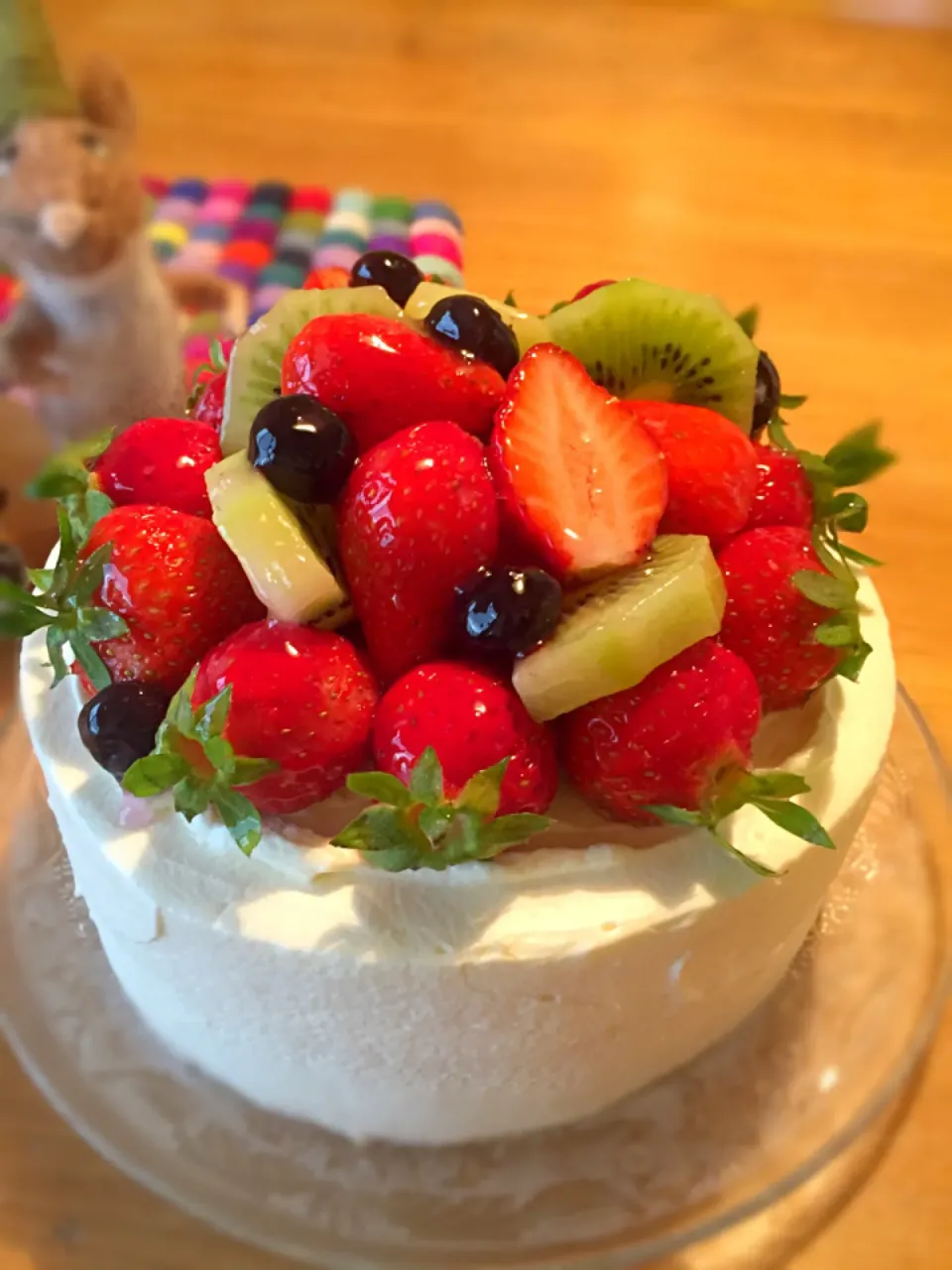 Snapdishの料理写真:いちご🍓もりもりショートケーキ🍴|まどさん