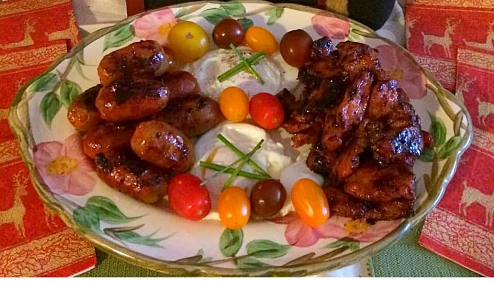 Snapdishの料理写真:Filipino breakfast longaniza & tocino|🌺IAnneさん