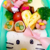 遠足♡キティちゃんお弁当|ち(๑´ڡ`๑)♡さん