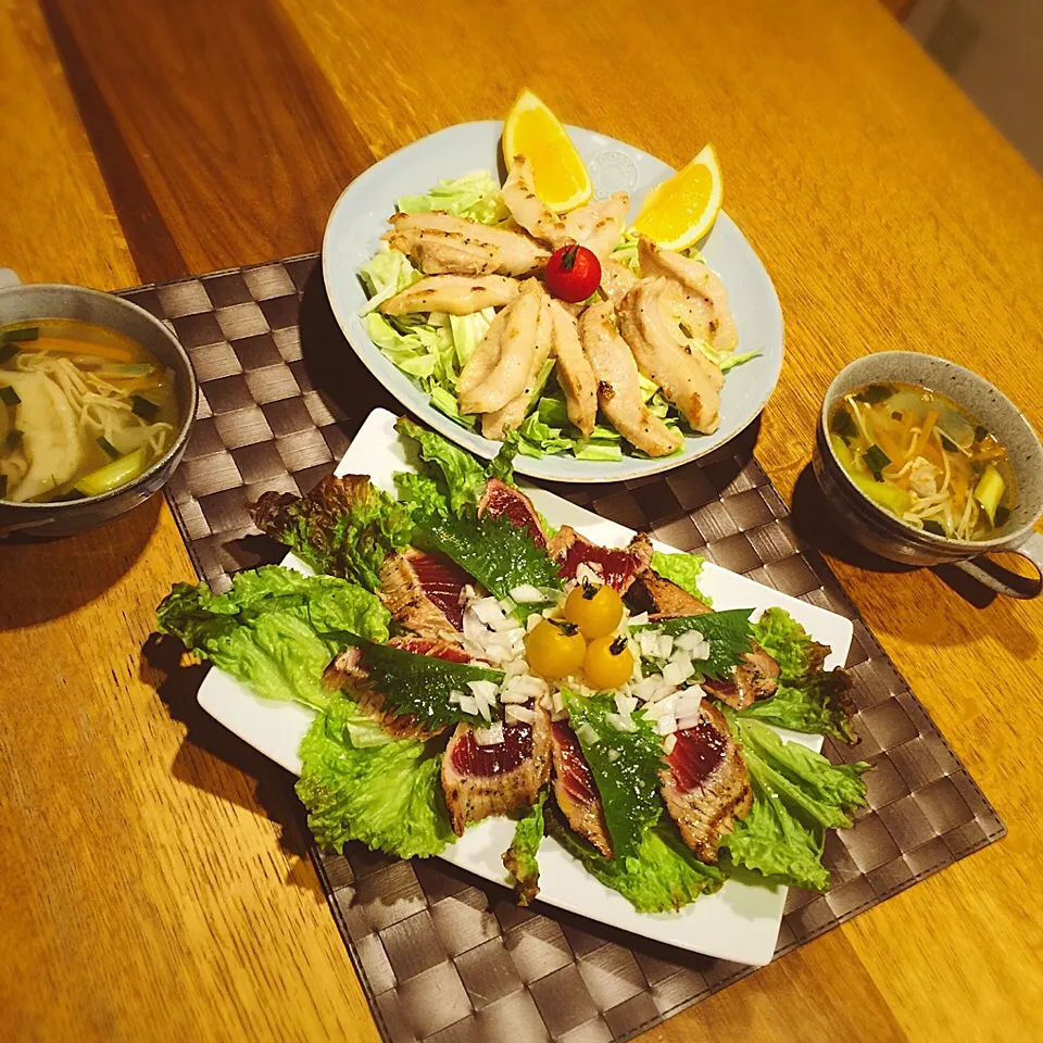 Snapdishの料理写真:晩メシ〜🍺のアテ🍺💕|まんぞーさん