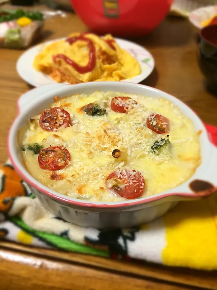 Snapdishの料理写真:ホワイトグラタン♡|h.ちいさん