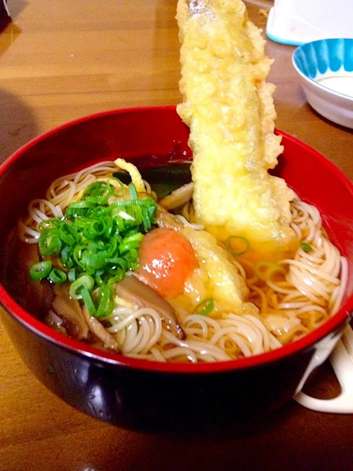 天ぷらにゅうめん🍲太刀魚の天ぷら🎵|まいりさん