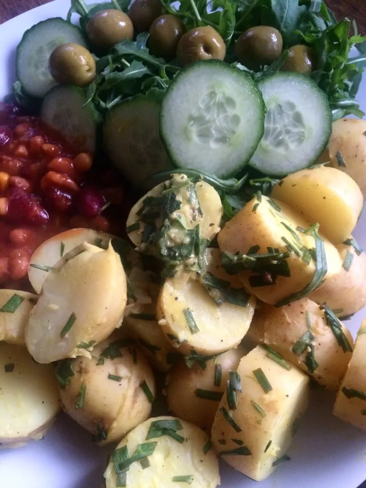 Tarragon & chive potato salad|Nick Hiderさん