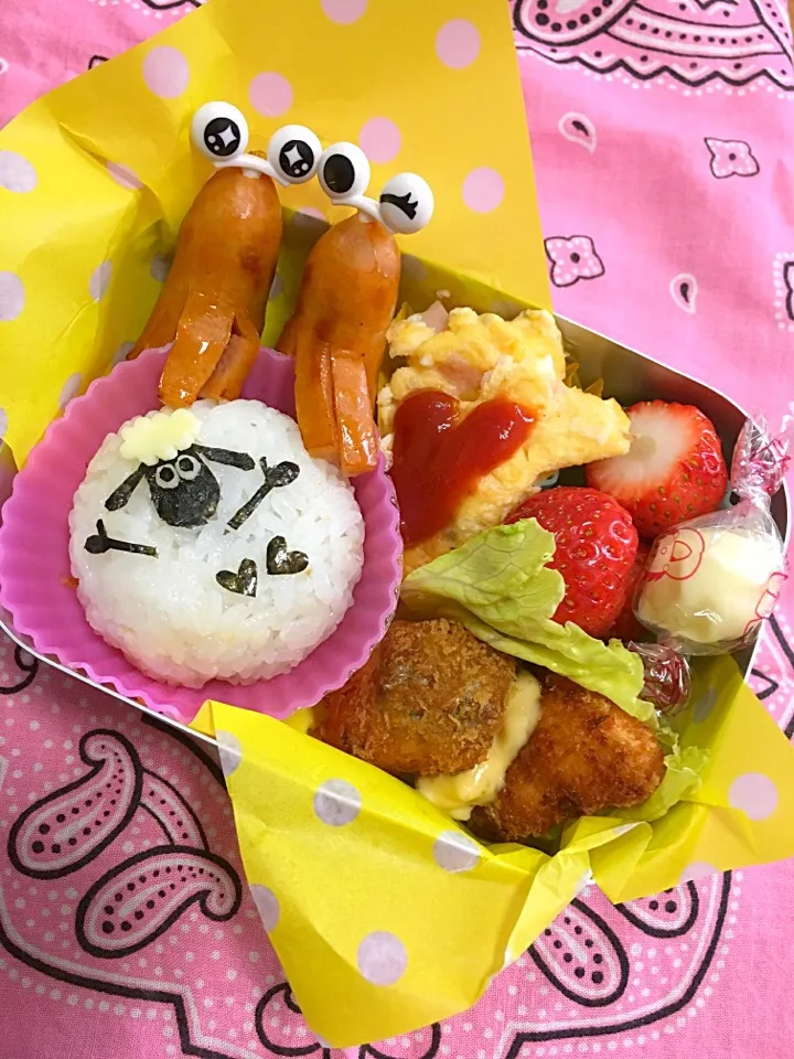 ひつじのショーン弁当♡|かなさん