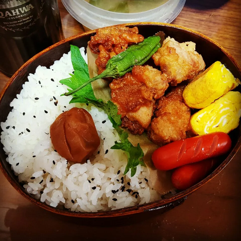 今日のお弁当２１ #唐揚げ|とみのすけさん