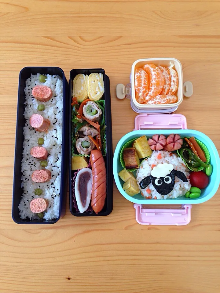 Snapdishの料理写真:5.17ひつじのショーン弁当|まゆさん