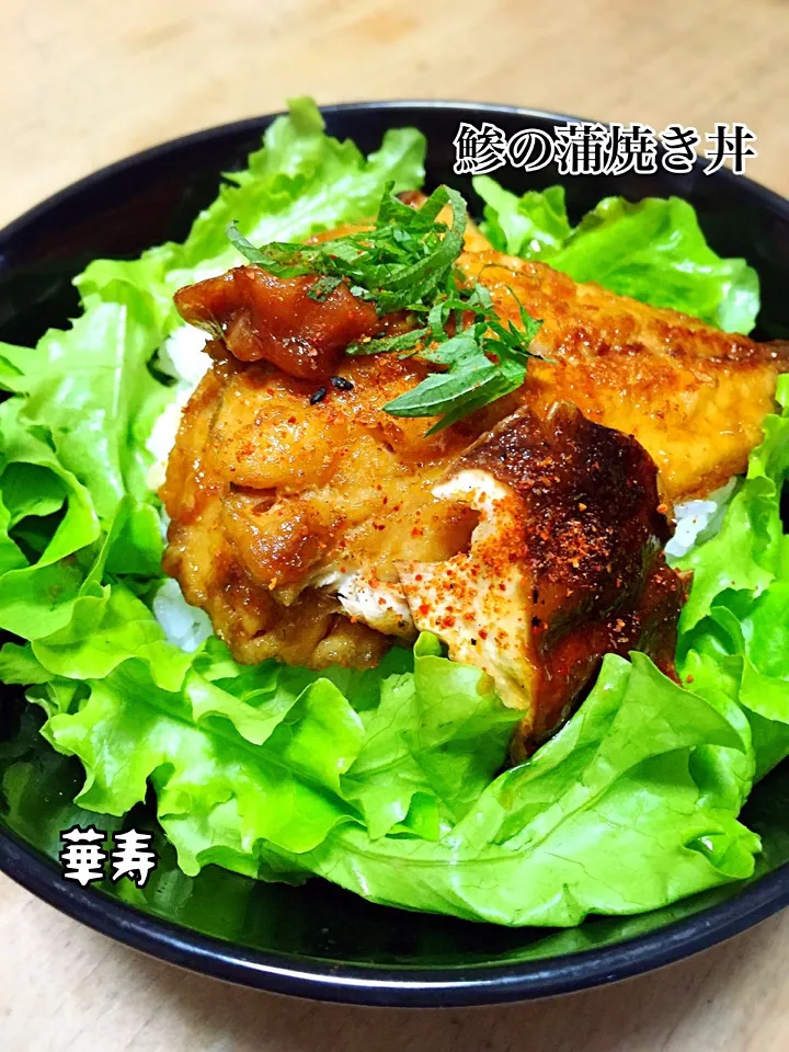 Snapdishの料理写真:鯵の蒲焼丼|かずきっちんさん