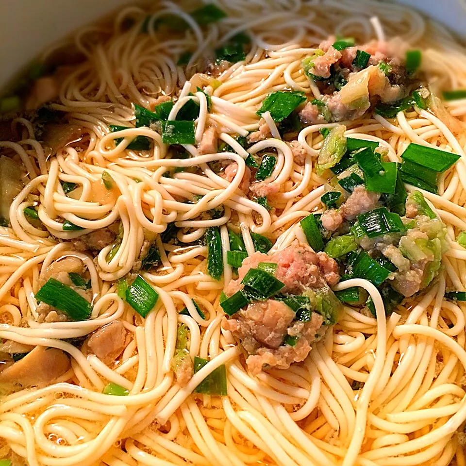 餃子の具からの豆腐麺|志野さん