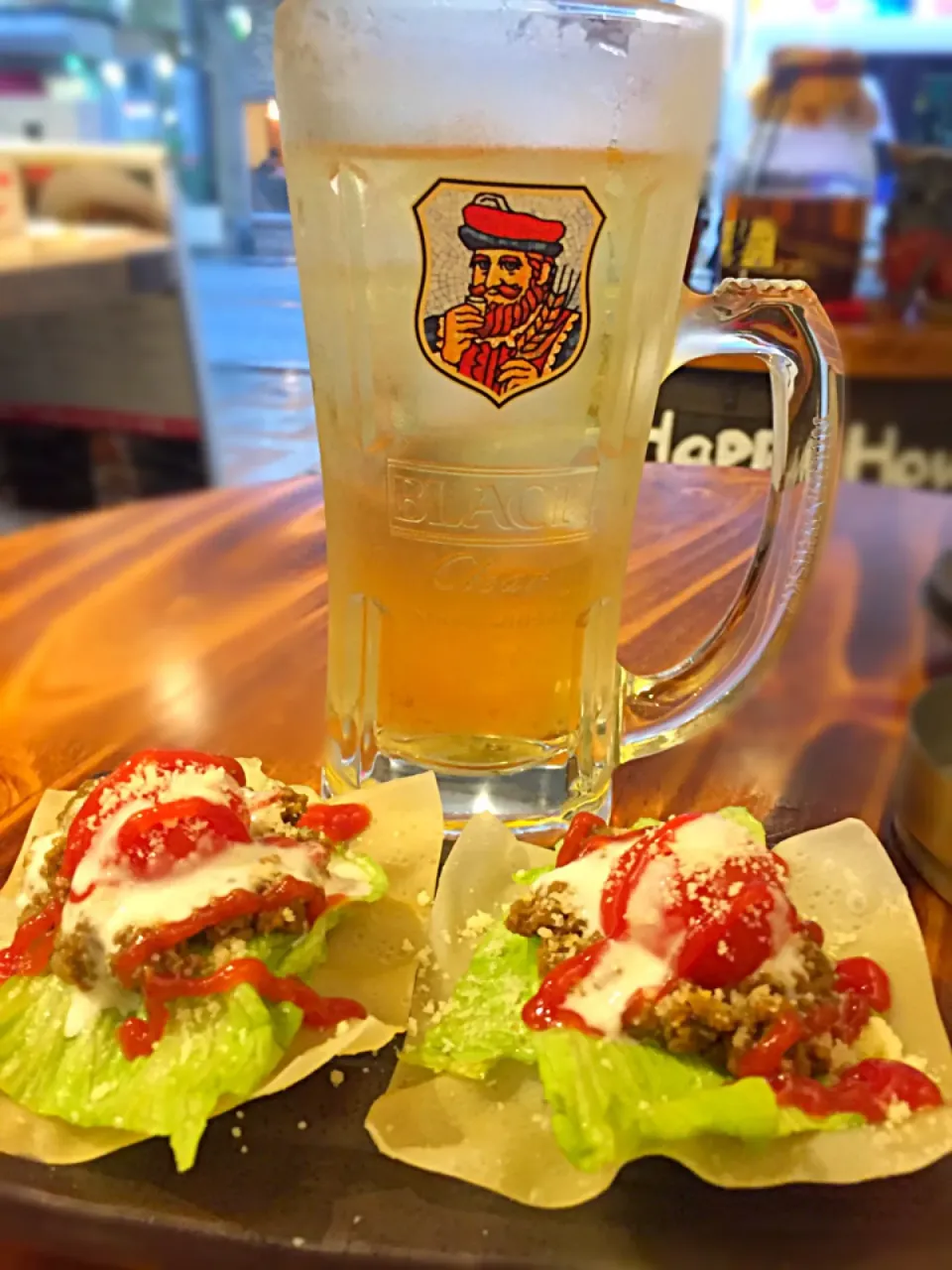 ミニタコスと、はいさいハイボール|Shimoda Tohruさん