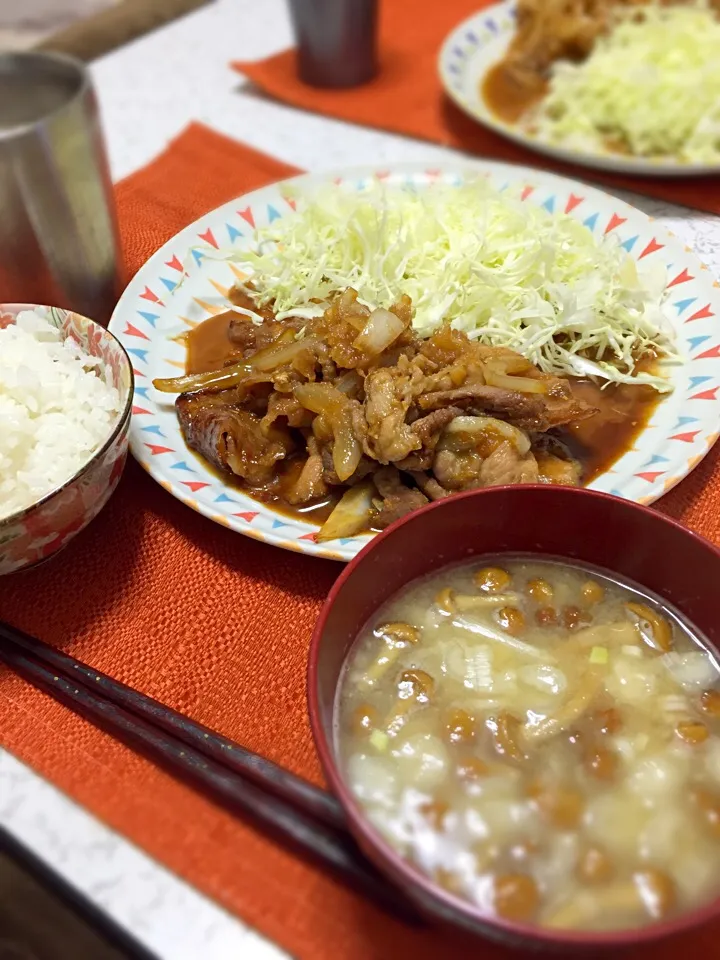 生姜焼き|野尻湖さん